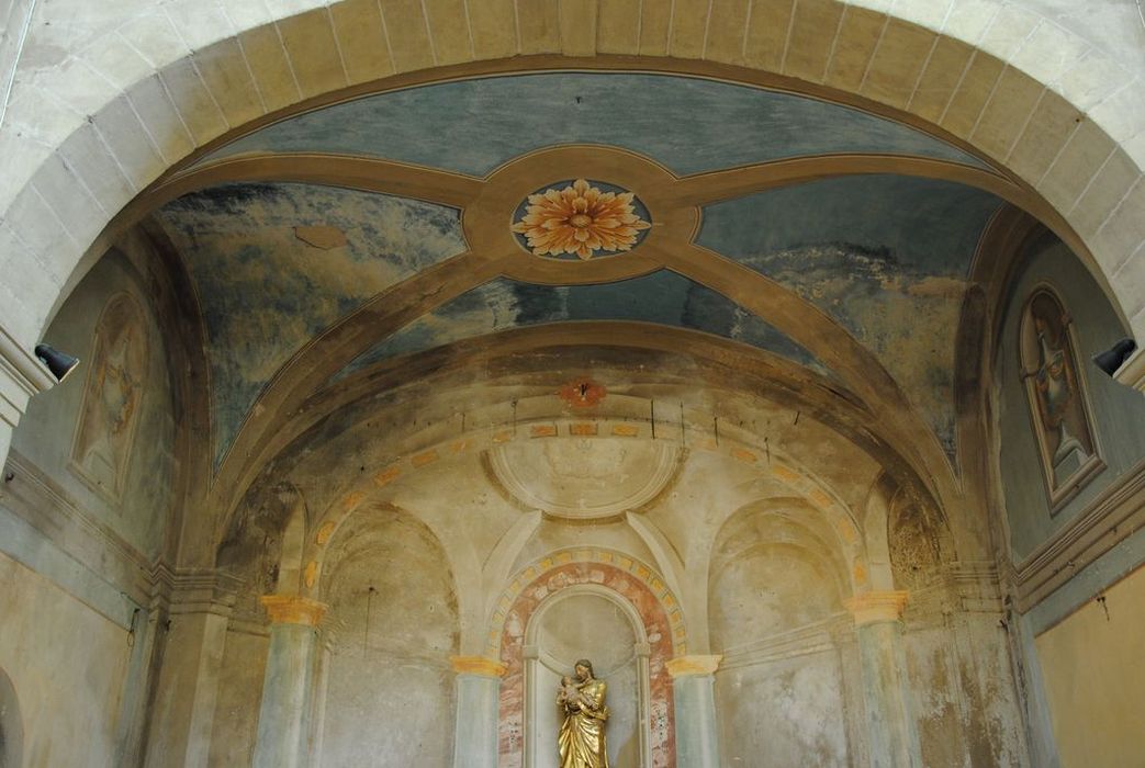 chapelle Saint Joseph, peintures monumentales, vue partielle