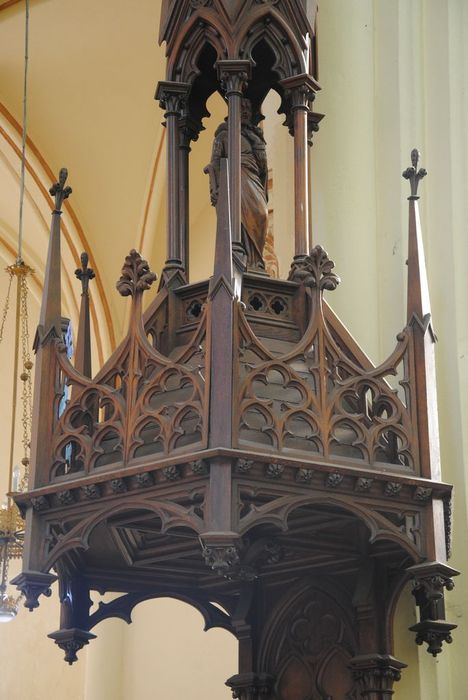 chaire à prêcher, vue partielle