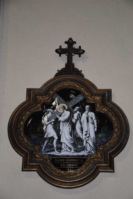 chemin de croix, détail de la station n°2