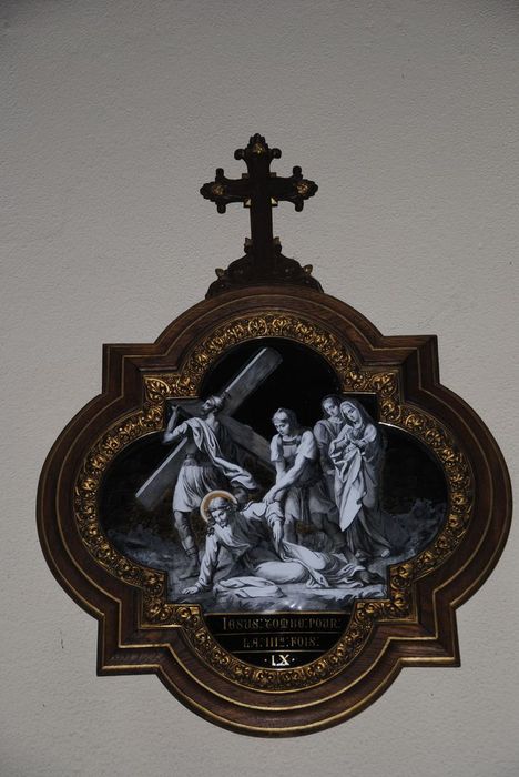 chemin de croix, détail de la station n°9