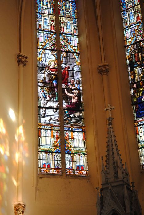 verrière : Charité de saint Martin (la)