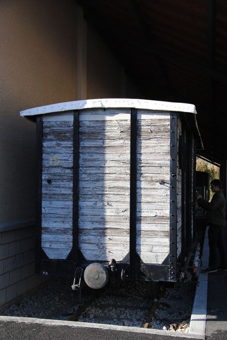 wagon fourgon : fourgon à bagages, à essieux parallèles, à voie métrique, DBFV 19 - © Ministère de la Culture (France), Conservation des antiquités et des objets d’art de l’Ardèche – Tous droits réservés