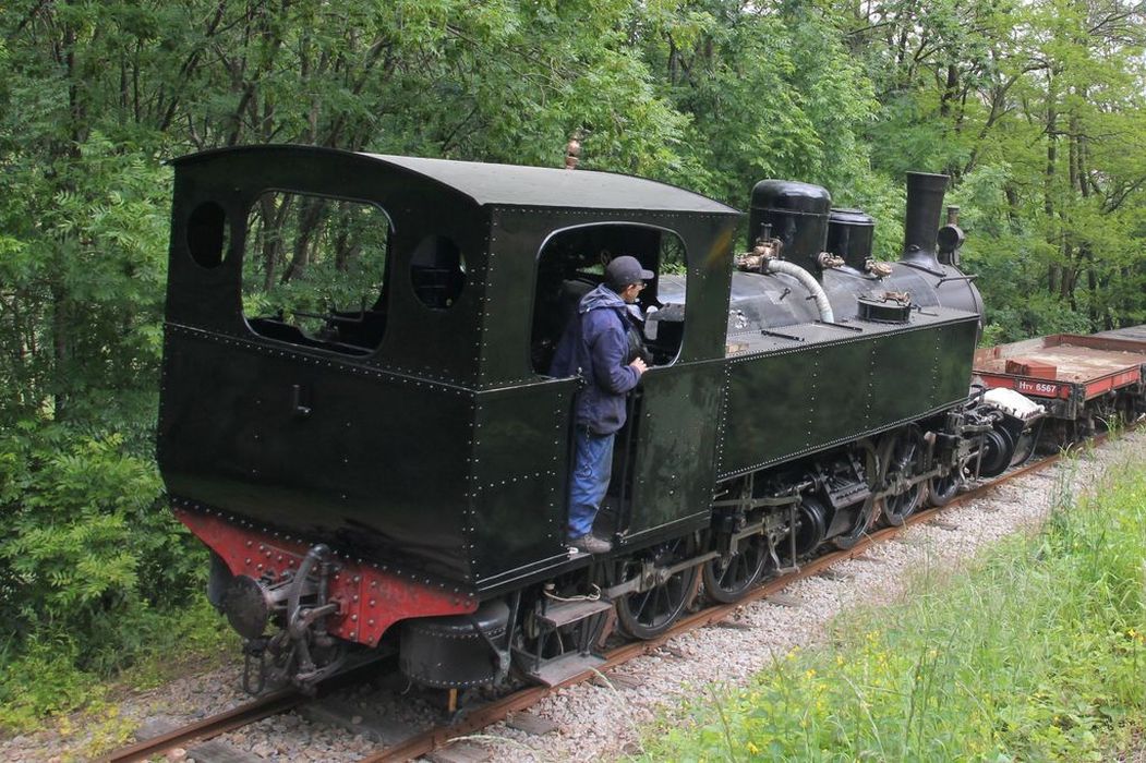 locomotive à vapeur : locomotive-tender, type Mallet, à voie métrique, 030 030 T 403 - © Ministère de la Culture (France), Conservation des antiquités et des objets d’art de l’Ardèche – Tous droits réservés