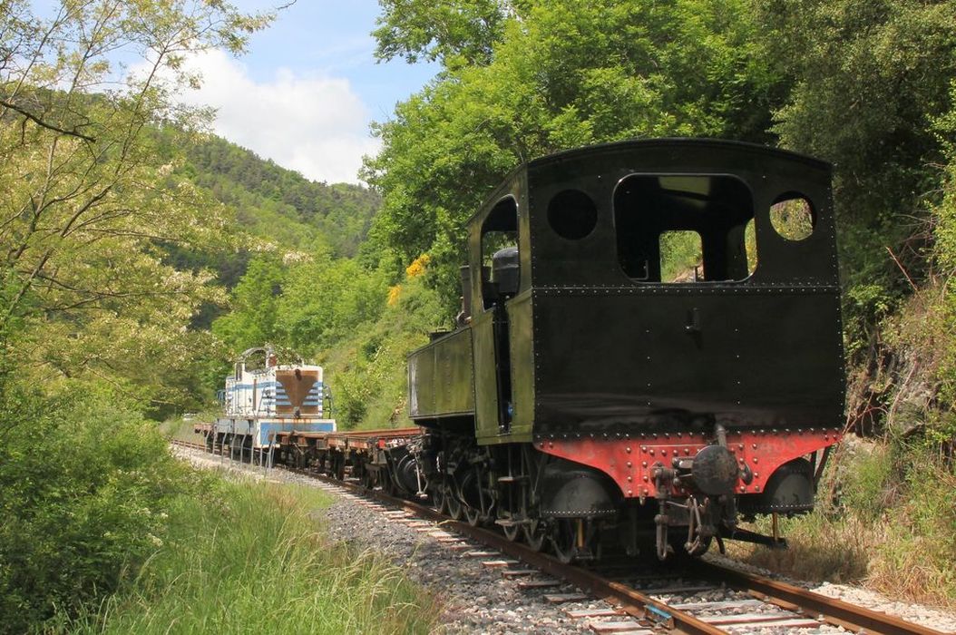 locomotive à vapeur : locomotive-tender, type Mallet, à voie métrique, 030 030 T 403