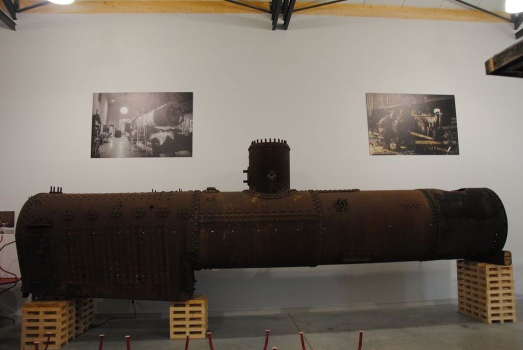 locomotive à vapeur : chaudière de locomotive-tender, type Mallet, à voie métrique, 030 030 T 403