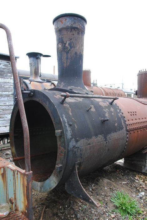 locomotive à vapeur : chaudière de locomotive-tender, type Mallet, à voie métrique, 030 030 T 409