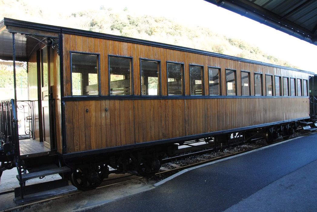 voiture à voyageurs à bogies, à voie métrique, B 103 - © Ministère de la Culture (France), Conservation des antiquités et des objets d’art de l’Ardèche – Tous droits réservés