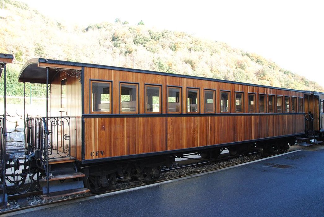voiture à voyageurs à bogies, à voie métrique, B 103 - © Ministère de la Culture (France), Conservation des antiquités et des objets d’art de l’Ardèche – Tous droits réservés