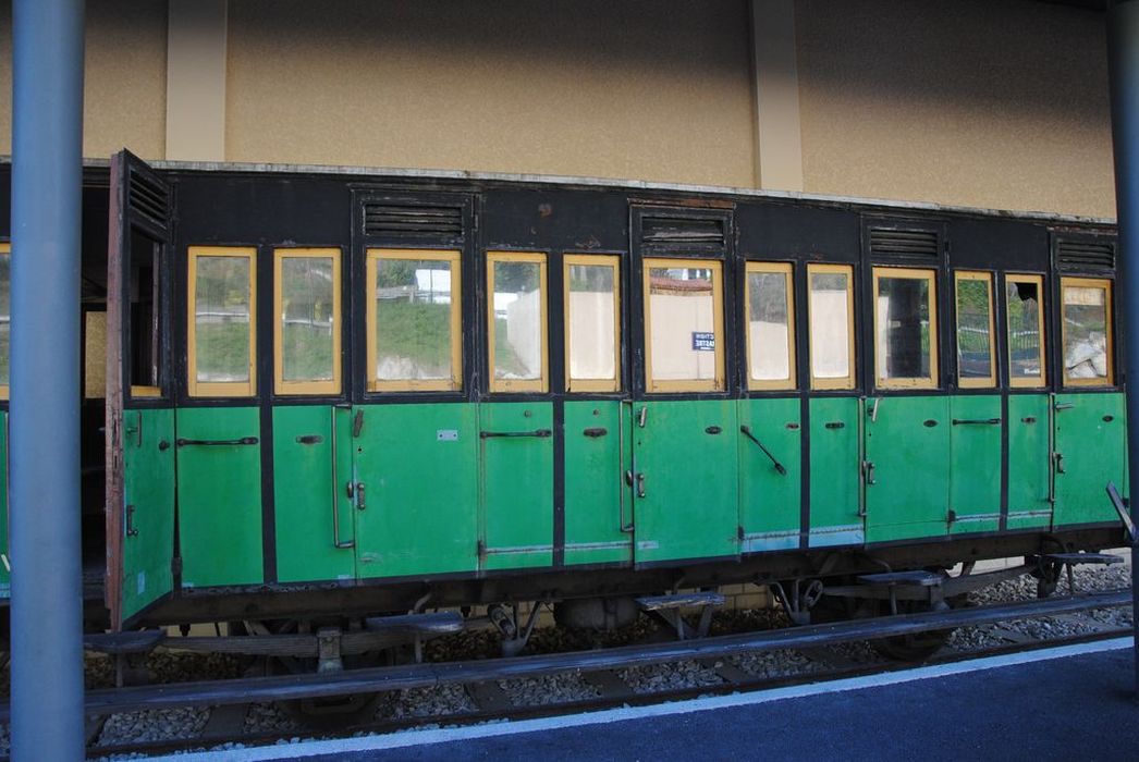 voiture à voyageurs type ABC, à essieux parallèles, à voie métrique, CV 1801 - © Ministère de la Culture (France), Conservation des antiquités et des objets d’art de l'Ardèche - Tous droits réservés