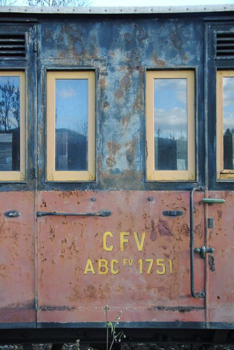 voiture à voyageurs type ABC, à essieux parallèles, à voie métrique, ABC IFV 1751 - © Ministère de la Culture (France), Conservation des antiquités et des objets d’art de l'Ardèche - Tous droits réservés