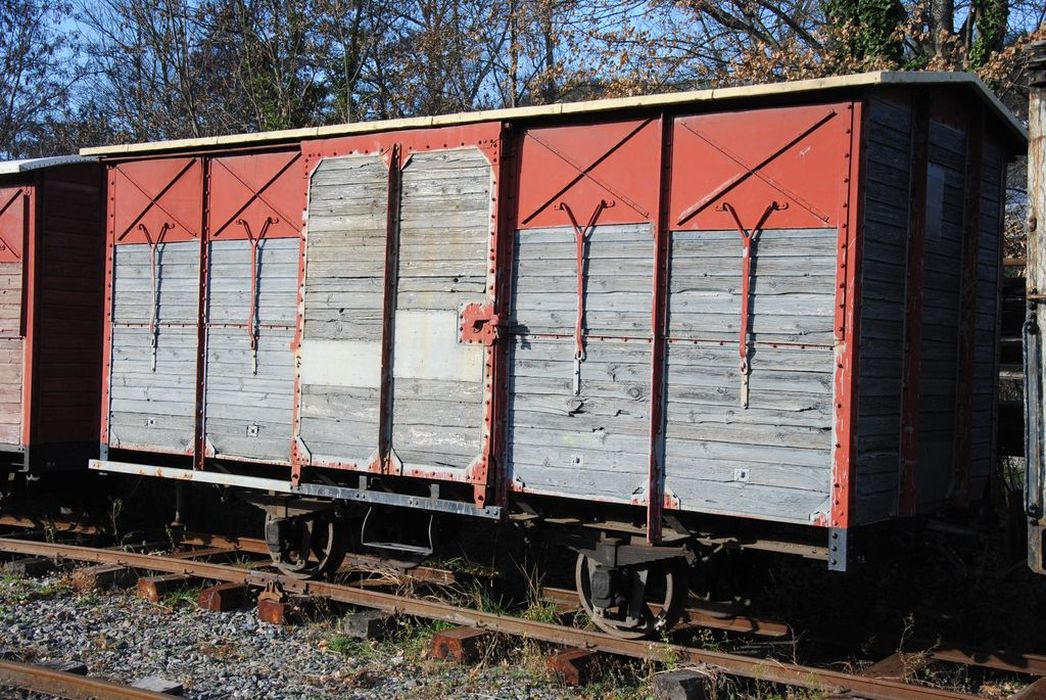 wagon couvert à voie métrique, K 4058 - © Ministère de la Culture (France), Conservation des antiquités et des objets d’art de l’Ardèche – Tous droits réservés