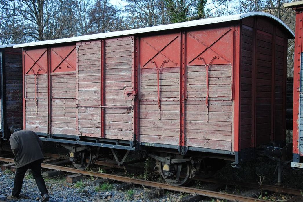 wagon couvert, à voie métrique, KV 4630 - © Ministère de la Culture (France), Conservation des antiquités et des objets d’art de l'Ardèche - Tous droits réservés