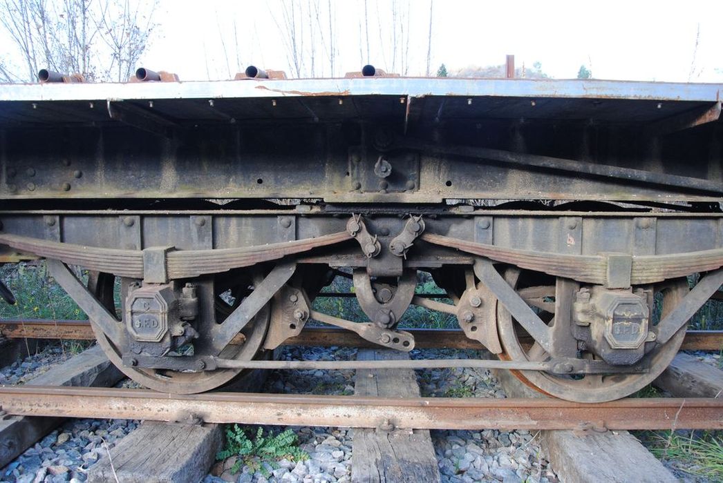 wagon plat, à bogies, à voie métrique, RV 15 - © Ministère de la Culture (France), Conservation des antiquités et des objets d’art de l’Ardèche – Tous droits réservés