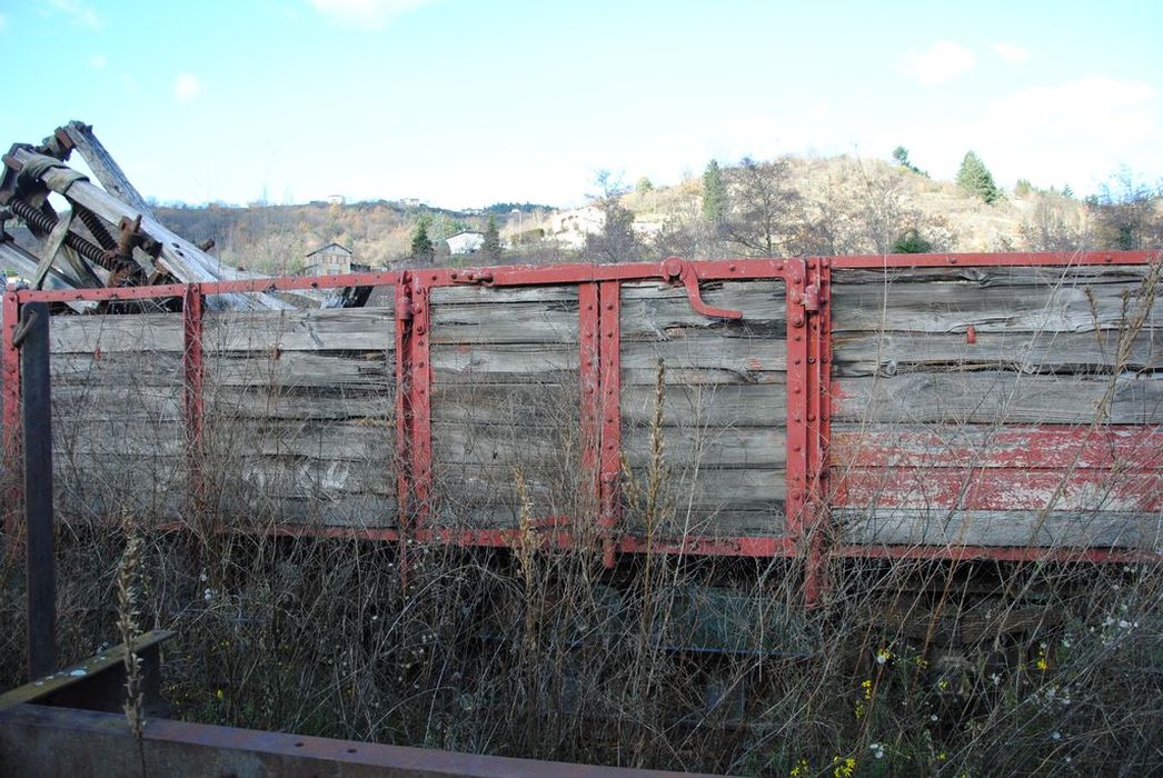 wagon tombereau, à voie métrique, GFV 5144 - © Ministère de la Culture (France), Conservation des antiquités et des objets d’art de l’Ardèche – Tous droits réservés