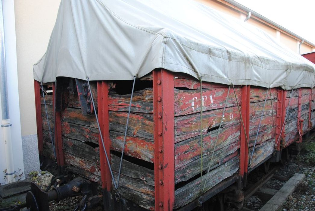 wagon tombereau, à voie métrique, GV 5649 - © Ministère de la Culture (France), Conservation des antiquités et des objets d’art de l'Ardèche - Tous droits réservés
