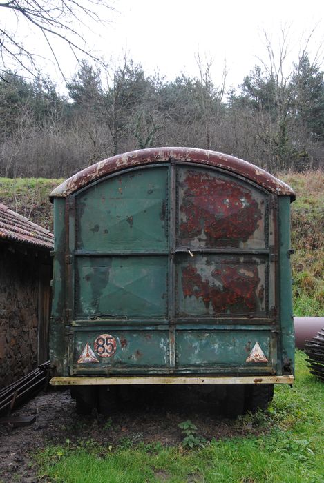 matériel de transport ferroviaire : remorque routière, type UFR, à voie métrique, 999 405 - © Ministère de la Culture (France), Conservation des antiquités et des objets d’art de l'Ardèche - Tous droits réservés