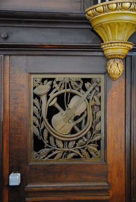 orgue de choeur, détail