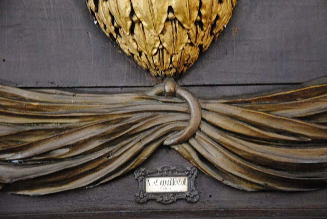 orgue de choeur, détail