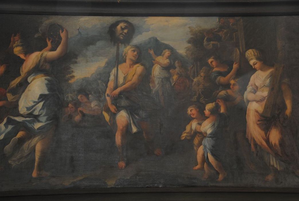 tableau : Le Triomphe de David, vue partielle
