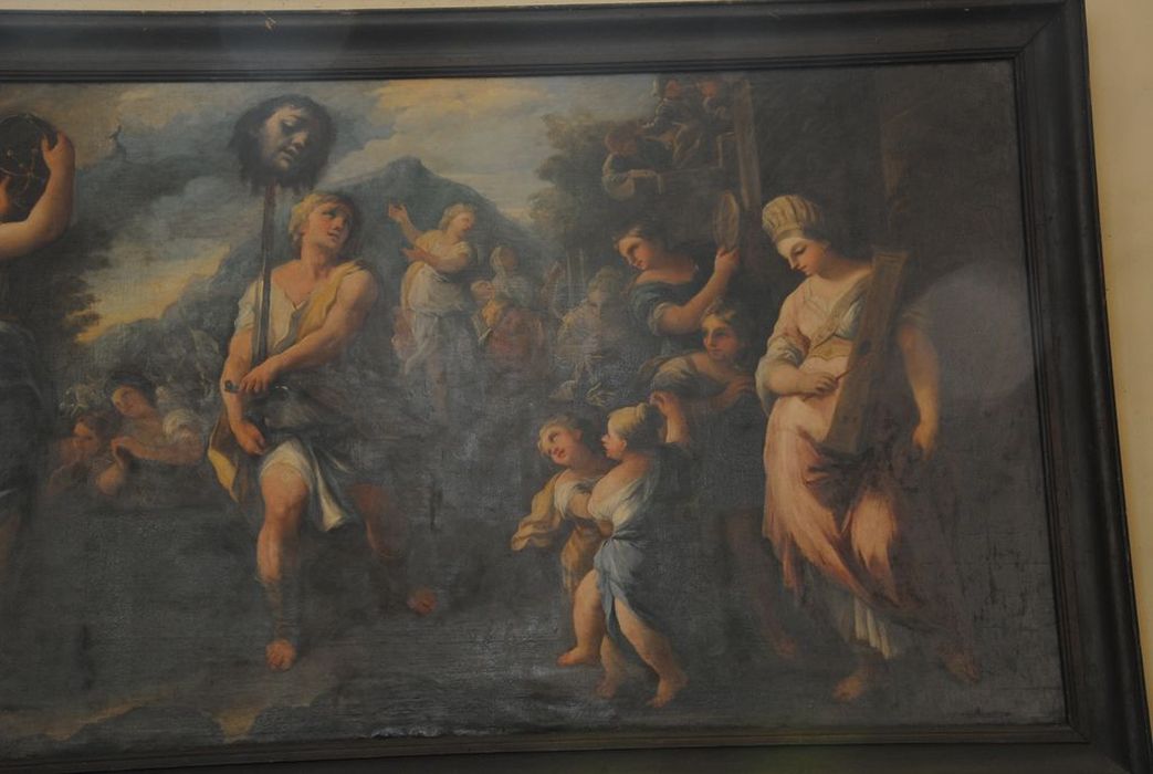 tableau : Le Triomphe de David, vue partielle