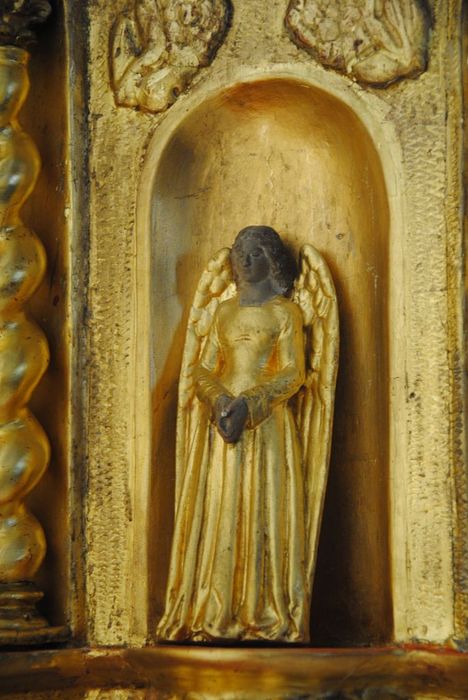 tabernacle de l’autel de la Vierge, détail d’une statuette