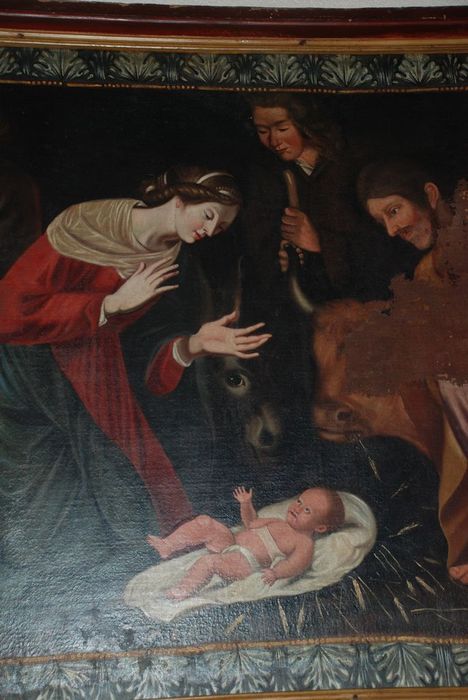 tableau : Nativité (La), vue partielle