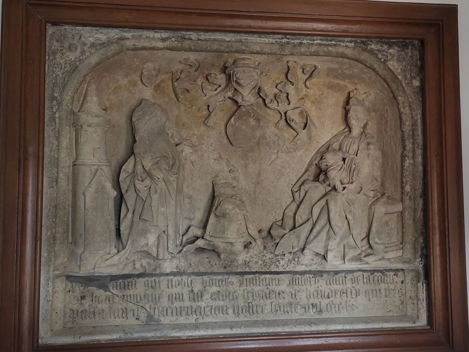 plaque funéraire de Guillaume d'Ivory