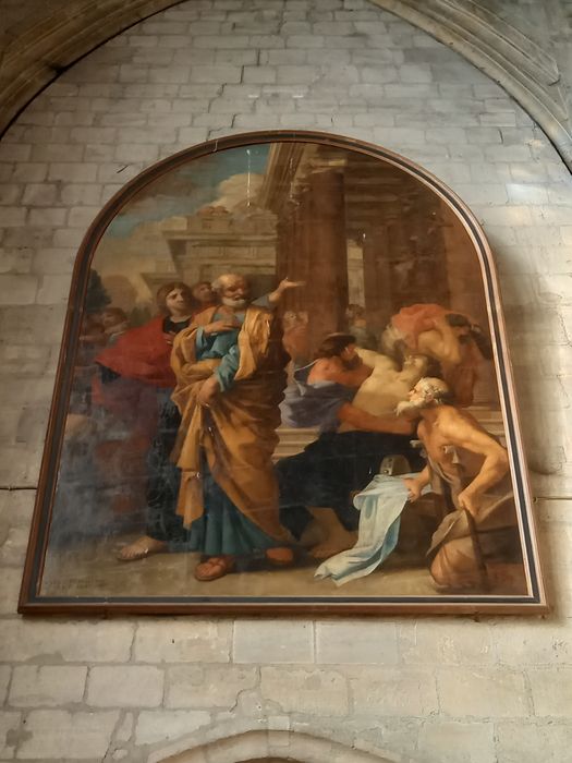 tableau : Guérison du boiteux par saint Pierre