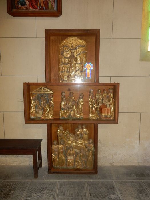 bas-reliefs : Scènes de la vie du Christ
