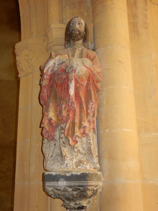 Deux statues : Saint Jean-Baptiste et Saint Antoine