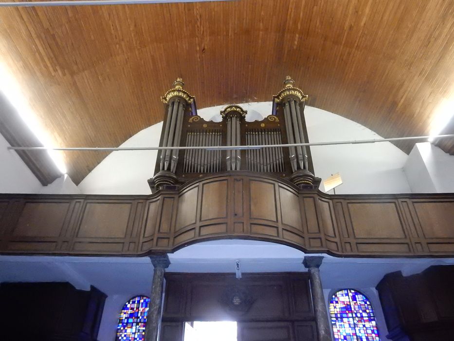 orgue de tribune : partie instrumentale de l'orgue - © Ministère de la Culture (France), Conservation des antiquités et des objets d’art des Ardennes – Tous droits réservés 