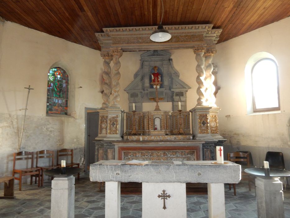 autel (maître-autel), tabernacle et ciborium