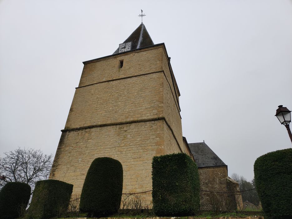 clocher, élévation ouest