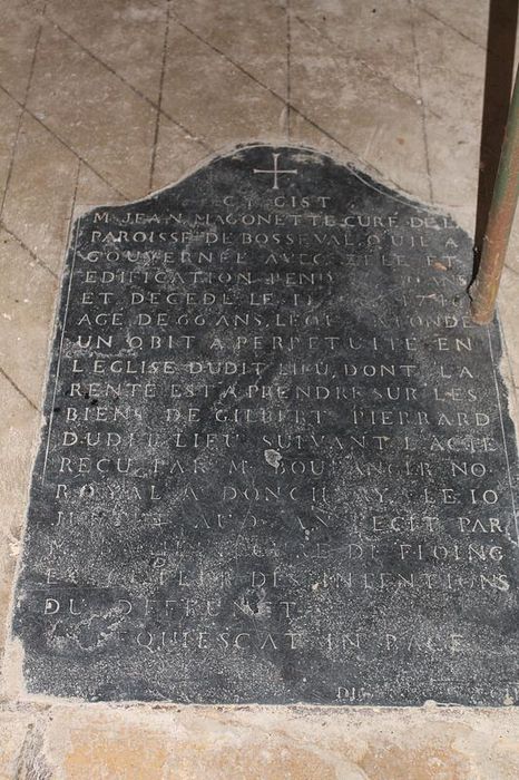 dalle funéraire de Jean Magonette