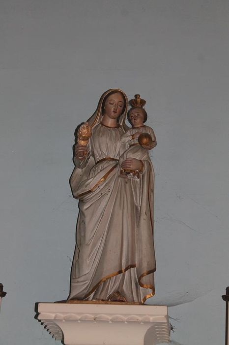 statue : Vierge à l'Enfant couronnée