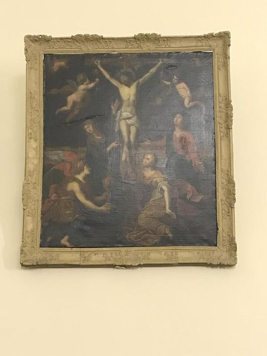 tableau et son cadre : Crucifixion