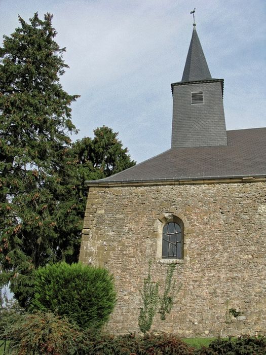 façade latérale sud, vue partielle