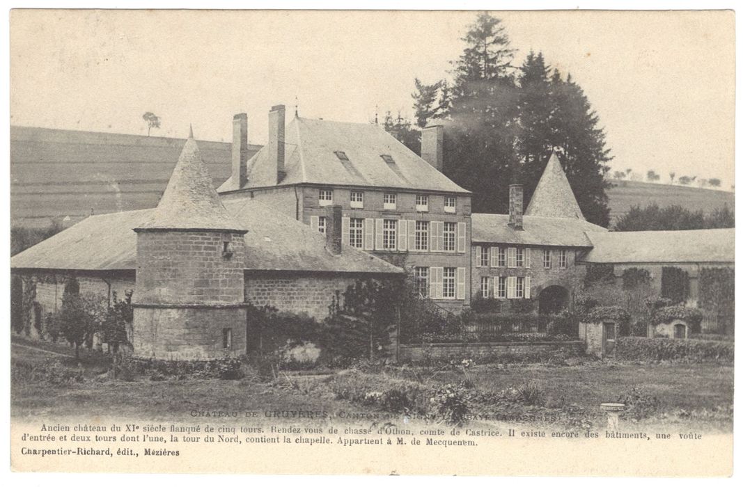 vue partielle des bâtiments depuis le Sud-Est