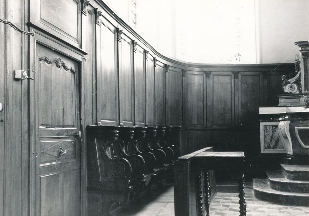 stalles et boiseries du choeur