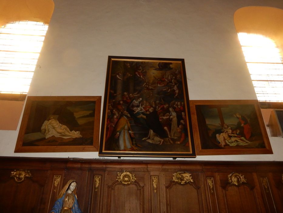 tableaux (chemin de croix), détail de deux stations