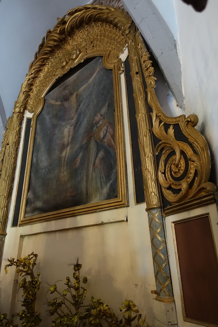 retable et son tableau : Crucifixion
