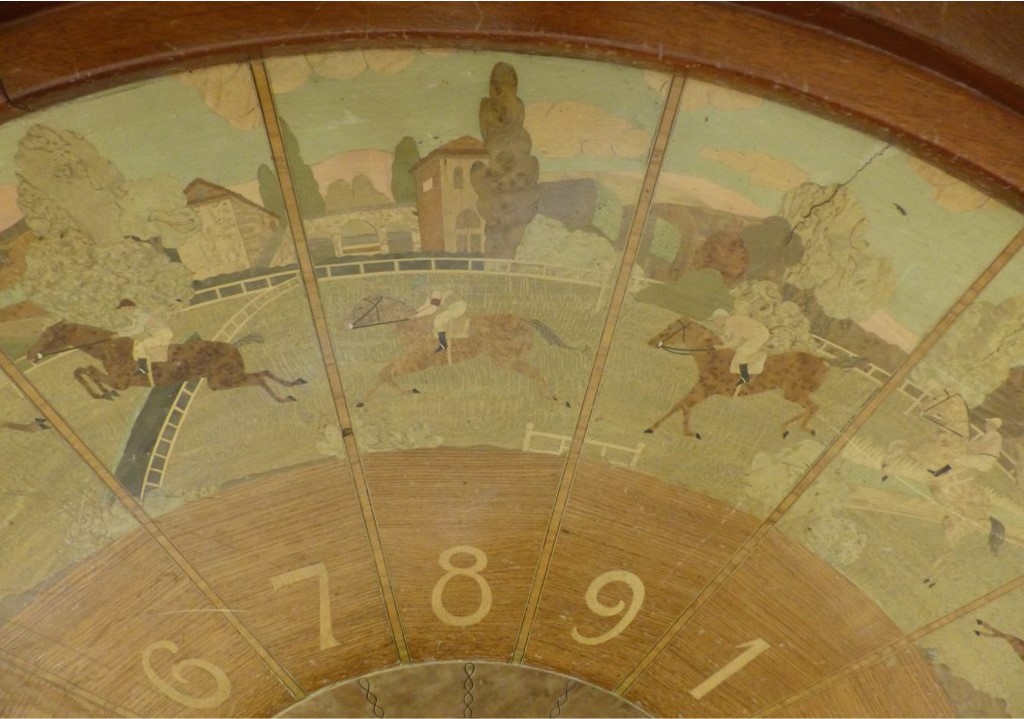 table de jeu de boule, détail du plateau