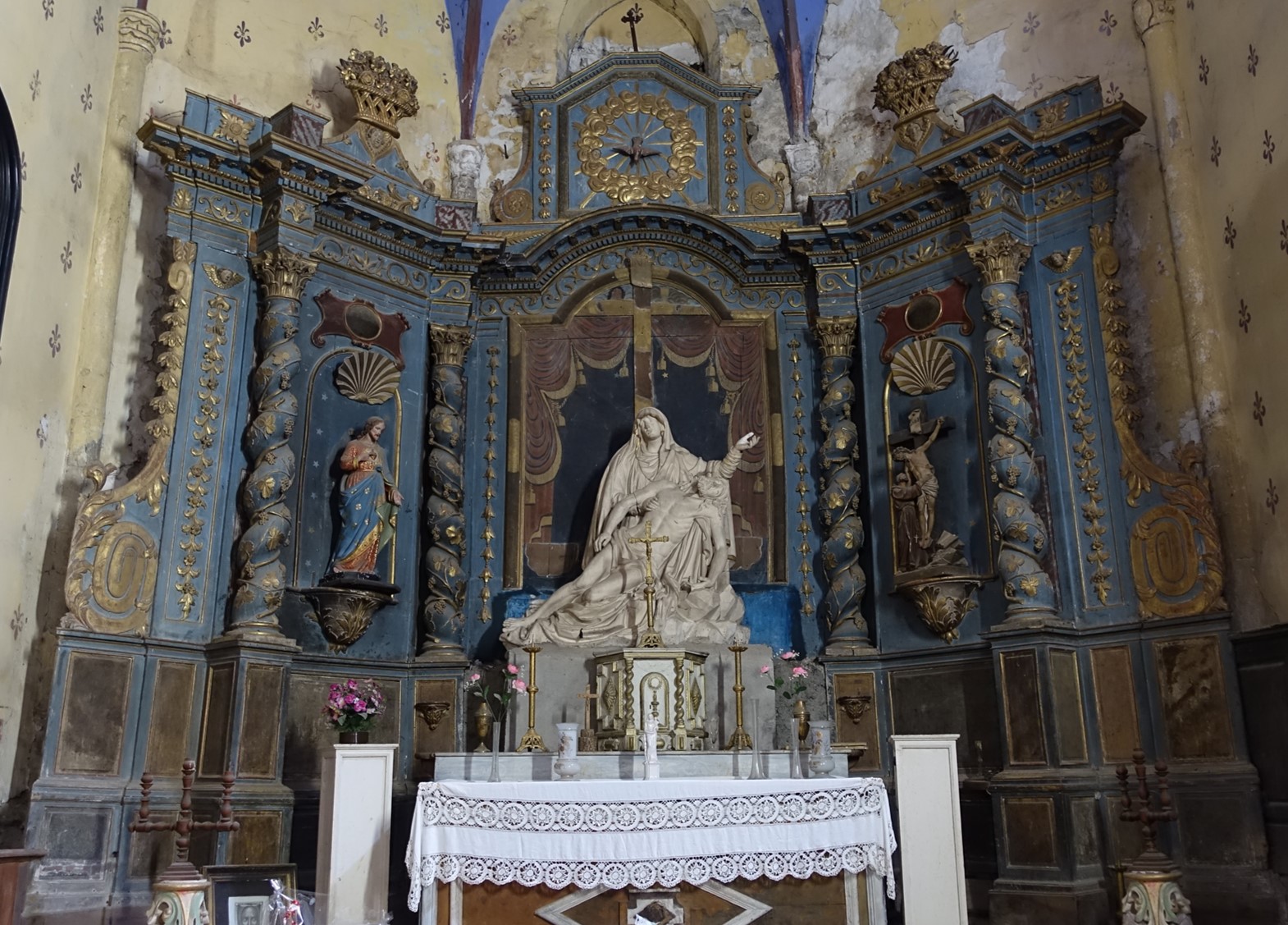 Retable architecturé, vue générale