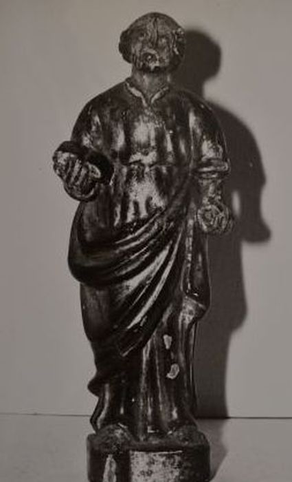 statue (statuette) : Saint - © Ministère de la Culture (France), Conservation des antiquités et des objets d’art de l'Ariège – Tous droits réservés 