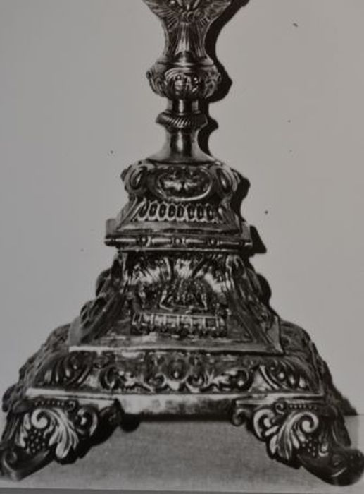 ostensoir, détail - © Ministère de la Culture (France), Conservation des antiquités et des objets d’art de l'Ariège – Tous droits réservés 