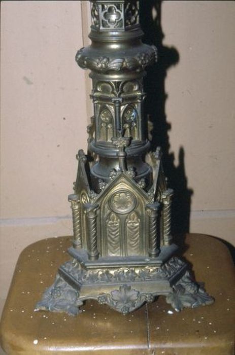 chandelier, détail - © Ministère de la Culture (France), Conservation des antiquités et des objets d’art de l'Ariège – Tous droits réservés 