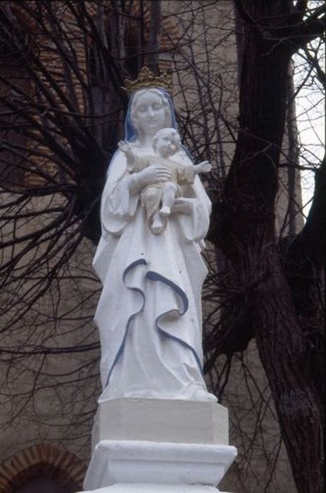 statue : Vierge - © Ministère de la Culture (France), Conservation des antiquités et des objets d’art de l'Ariège – Tous droits réservés