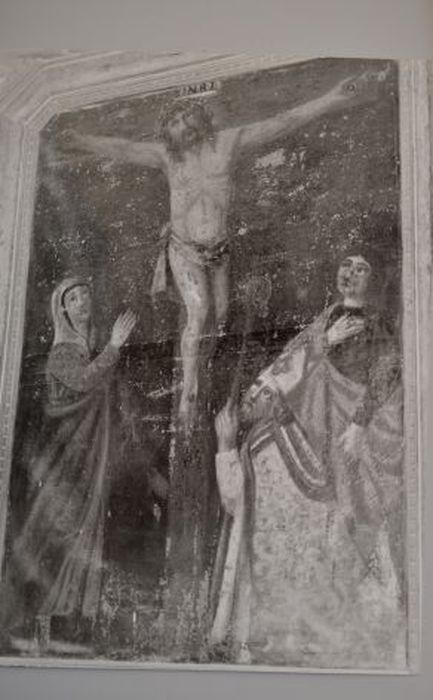 tableau : Crucifixion - © Ministère de la Culture (France), Conservation des antiquités et des objets d’art de l'Ariège – Tous droits réservés 