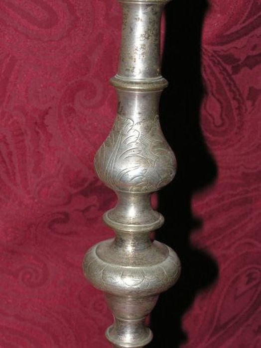 chandelier d'autel, détail - © Ministère de la Culture (France), Conservation des antiquités et des objets d’art de l'Ariège – Tous droits réservés 