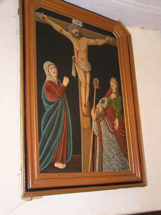 tableau : Crucifixion - © Ministère de la Culture (France), Conservation des antiquités et des objets d’art de l'Ariège – Tous droits réservés 